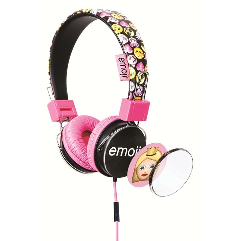 EMOJI Hörlur Flip 'N Switch Rosa On Ear Universal 85dB