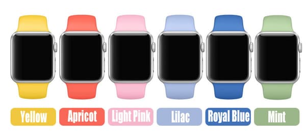 Sportigt silikon klockarmband till Apple watch 42 mm. M/L