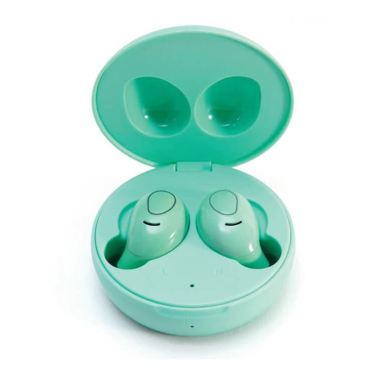 LEDWOOD Hörlur i9 TWS True Wireless In-Ear Mint Mic