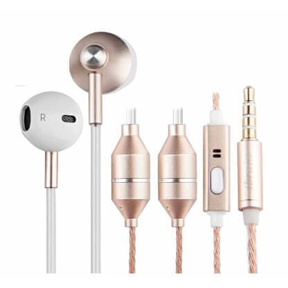 RADICOVER Strålningsskydd Hörlur Trådad In-Ear MIC