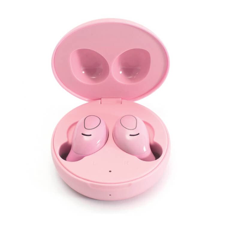 LEDWOOD Hörlur i9 TWS True Wireless In-Ear Rosa Mic
