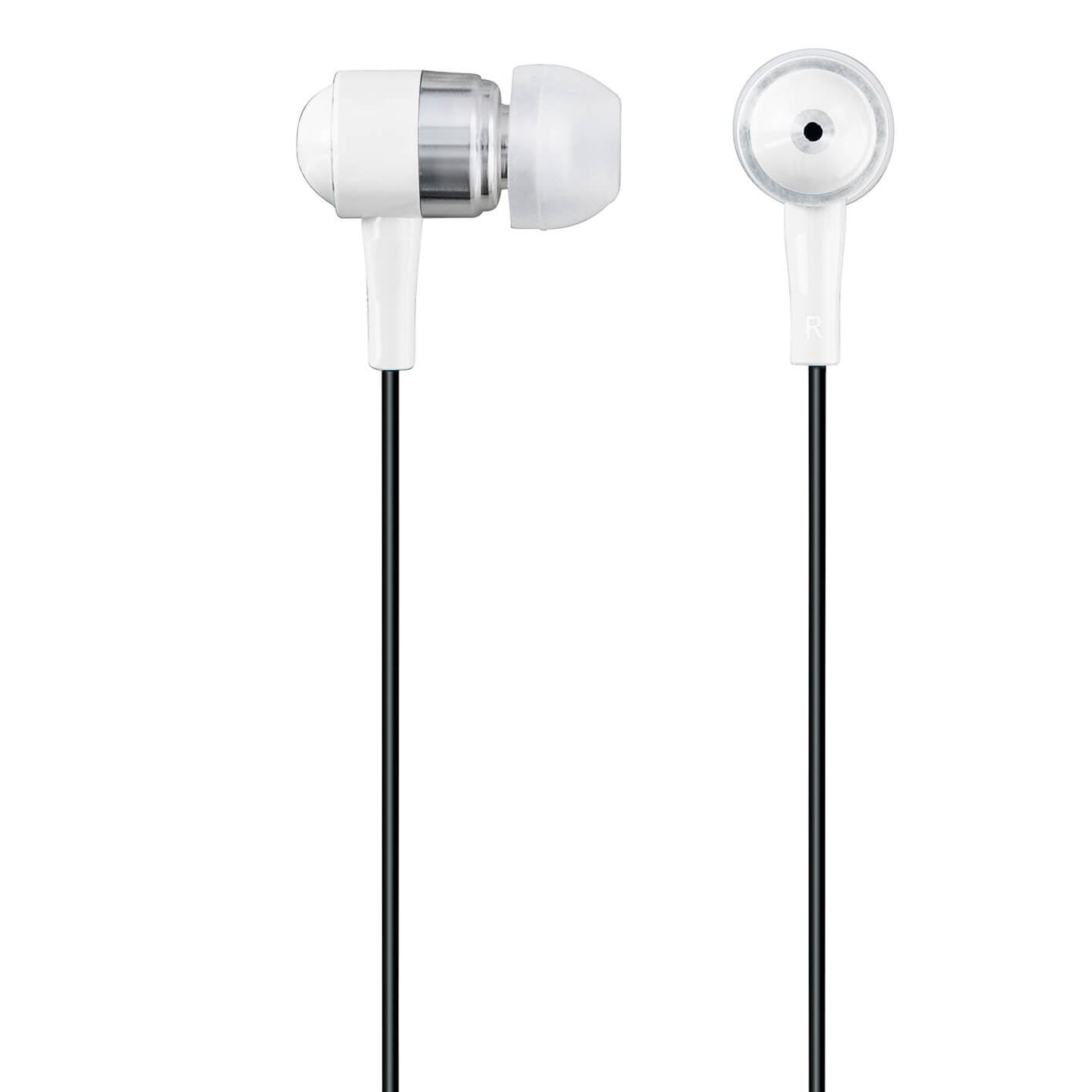 HAMA Øreplugger Shiny In-Ear Mic Hvit