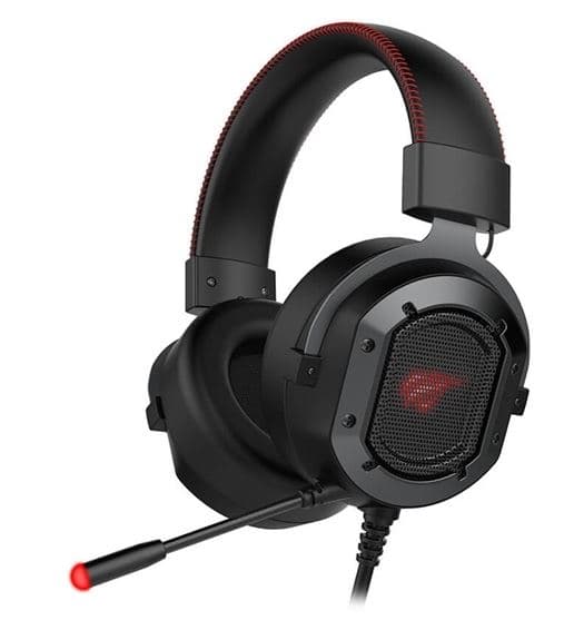 Havit 7.1 Gaming headset Svart/Röd