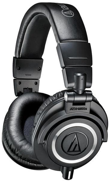 Audio-technica ATH-M50x, Stereohörlurar (Svart)