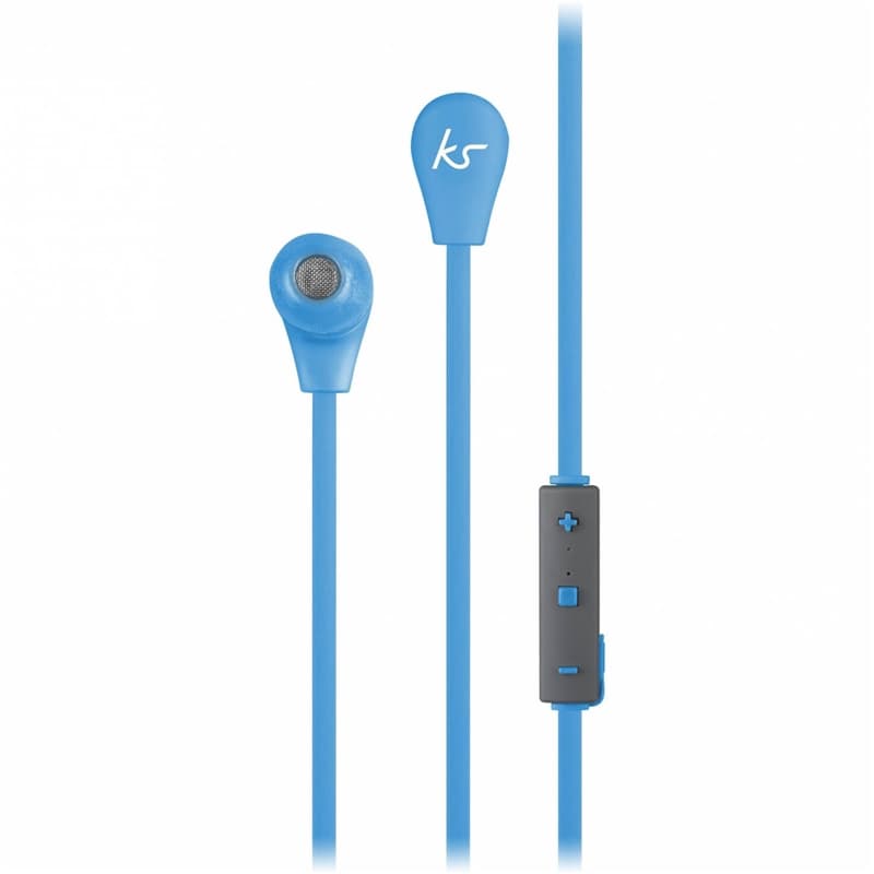 KITSOUND Hörlur Bounce Blå In-Ear Trådlös Mic