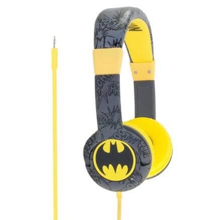 Batman Hörlur Junior On-Ear 85Db Svart/Gul