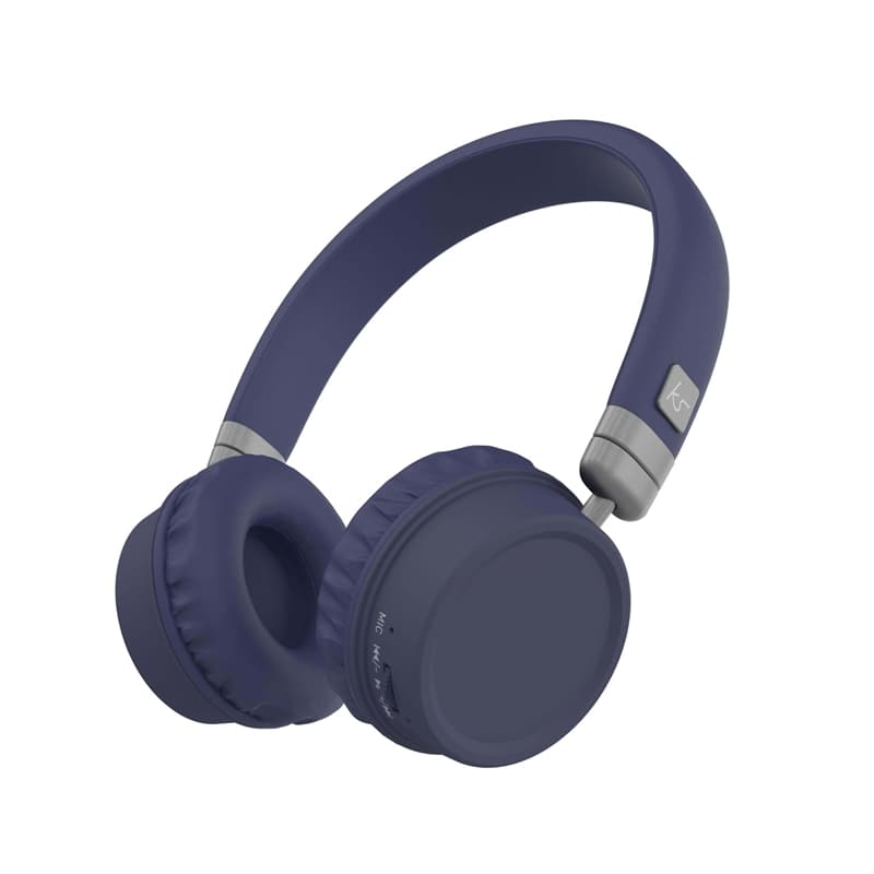 KITSOUND Harlem On-Ear Mic Wireless, Blue