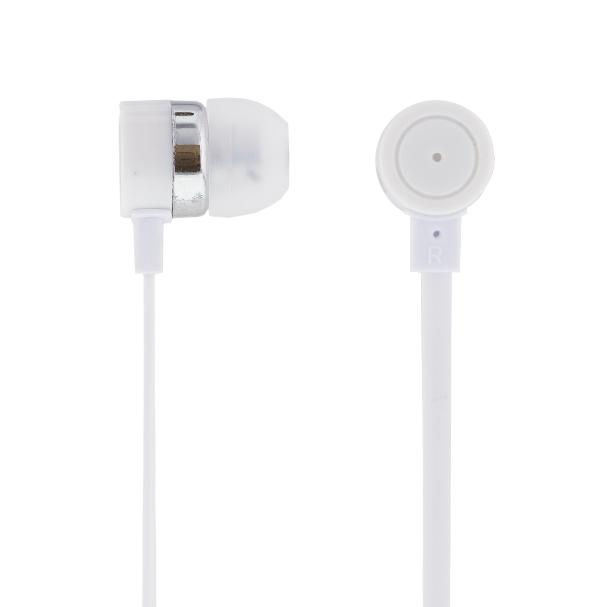 DELTACO in-ear høretelefoner med mikrofon, svarknap, krølfri, guldpl
