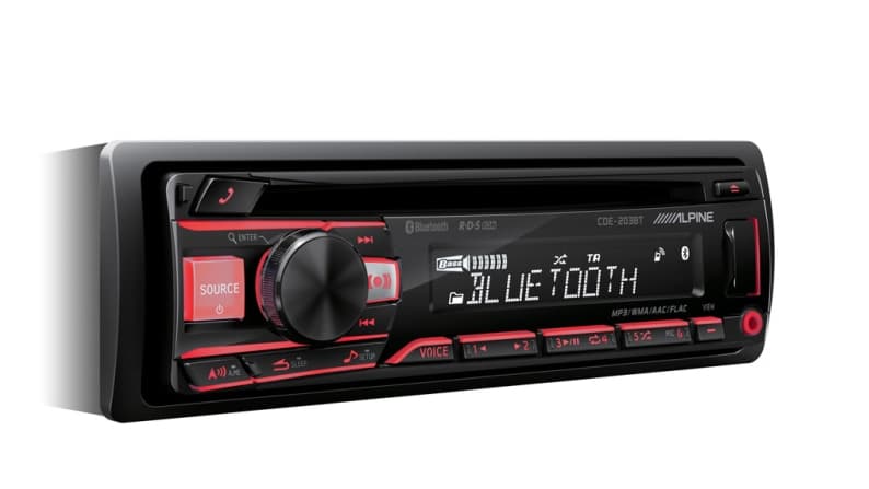 Alpine HU - Alpine CD spelare med Blåtand, AUX & USB