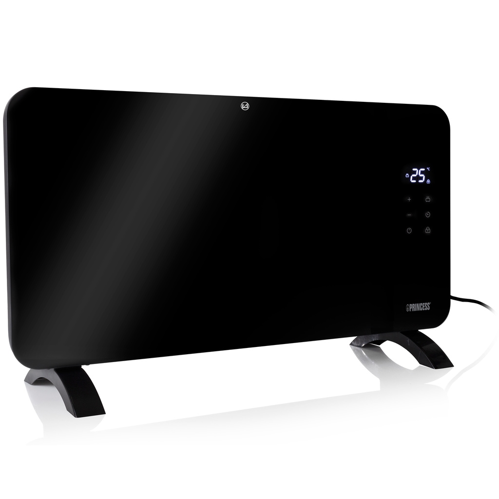 Heating Panel Glas App Controlled, Black