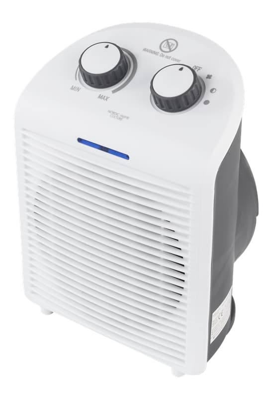 NORDIC HOME CULTURE lämpöpuhallin, 200W, valkoinen