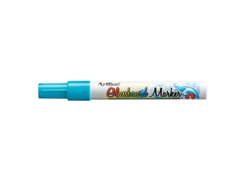 Glastavlemarker artline, blå