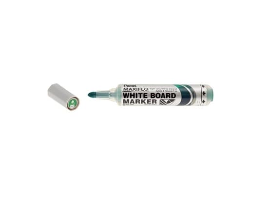 Whiteboardmarker pentel maxiflo, rund, grøn