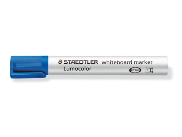 Whiteboardmarker Staedtler 351 blå Lumocolor 2,0 mm - (10 stk.)