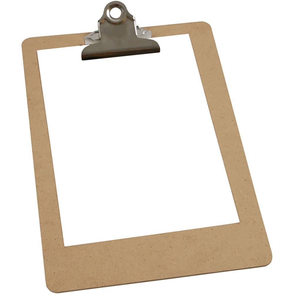 Clipboard/ritunderlag, silver, A5, 148x210 mm, 3 mm, 1 st.