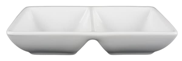 Skål 2-delad Flerpack - HE0538 - JQ   Storlek: 14,5 x 7 x 3 cm White 14st