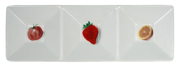 Tallrik 3-delad Flerpack - HE3461 - JQ    Storlek: 23,5 x 8 x 2,5 cm