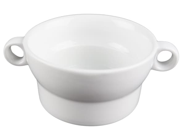 Skål med handtag Flerpack - E271715 - JQ  Storlek: 15 x 11 x 6,5 cm White 12st