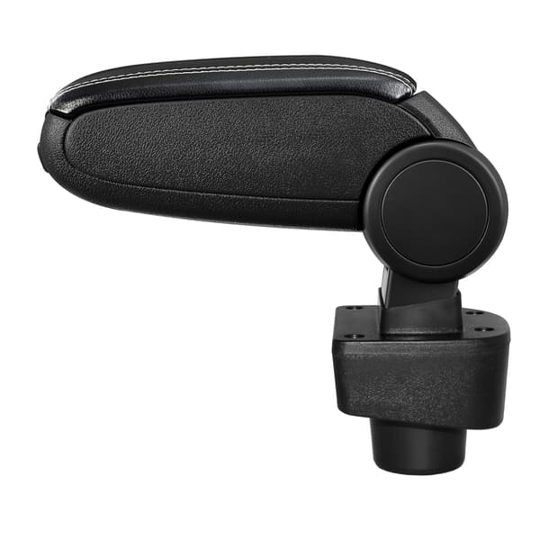 [pro.tec]® Armstöd till Renault Captur med integrerat fack - konstläder - svart med vit söm-2013-2017