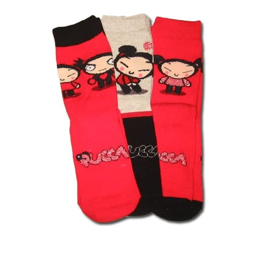 Pucca barnstrumpa 3 pack