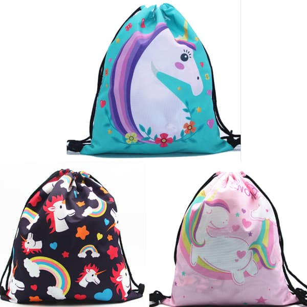 Unicorn Gym Tasker-Tasker-sko Bag-sko taske rygsæk snøre Modell 3