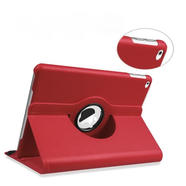 Fodral iPad 9,7" (2017/2018) Roterande 360° - Röd