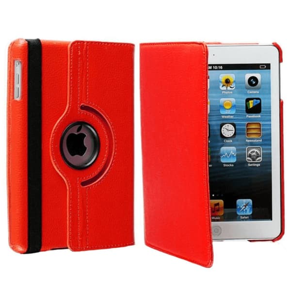 Fodral Ipad Mini / Mini Retina (Mini 2 & 3) Roterande 360° - Röd