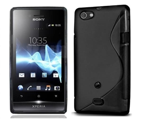 Back Cover Xperia Miro Style Black