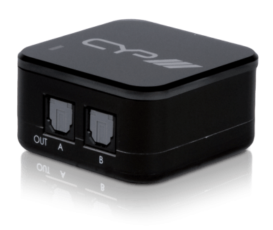 CYP/// Optisk Toslink Splitter