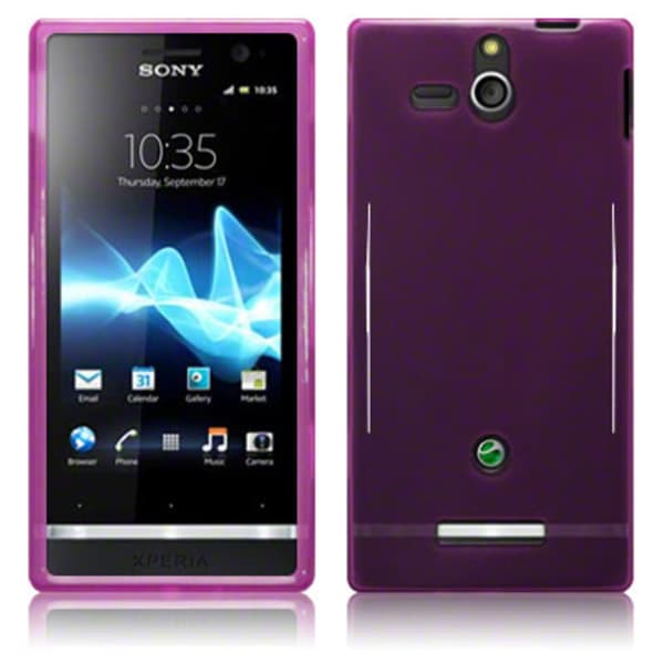 Back Cover Xperia U Plum