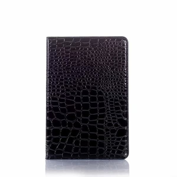 Plånboksfodral iPad Mini 5 (2019) - Krokodilmönster (Svart)