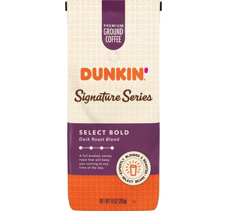 Dunkin Donuts Signature Series Dark Roast Blend Coffee 283g