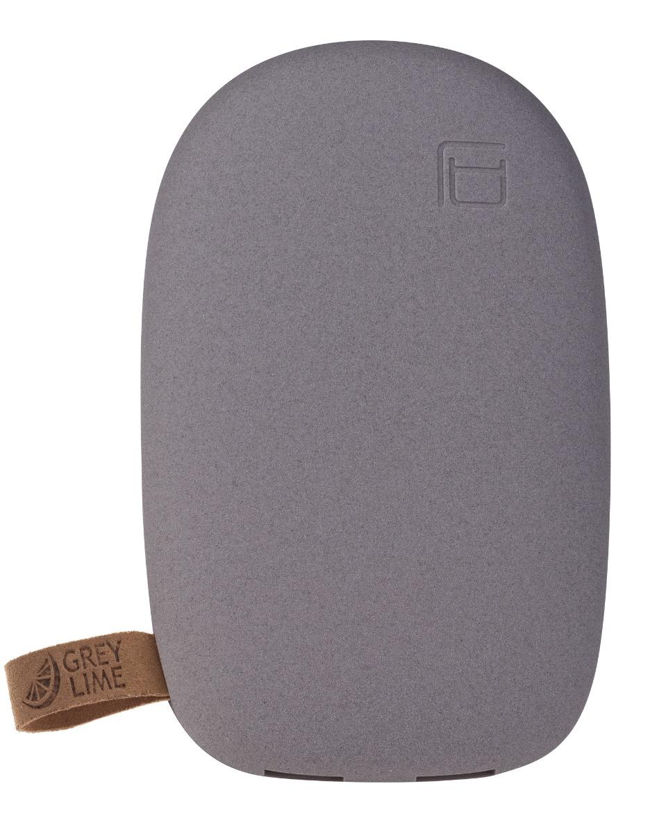 GreyLime Power Stone, 10400 mAh powerbank, 2 USB ports, Grey