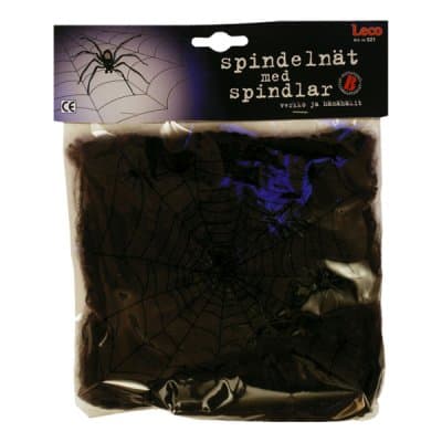Svart Spindelnät inklusive Spindlar