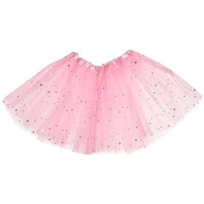 Kjol Glittertutu - Barn - Rosa - 3-6 år