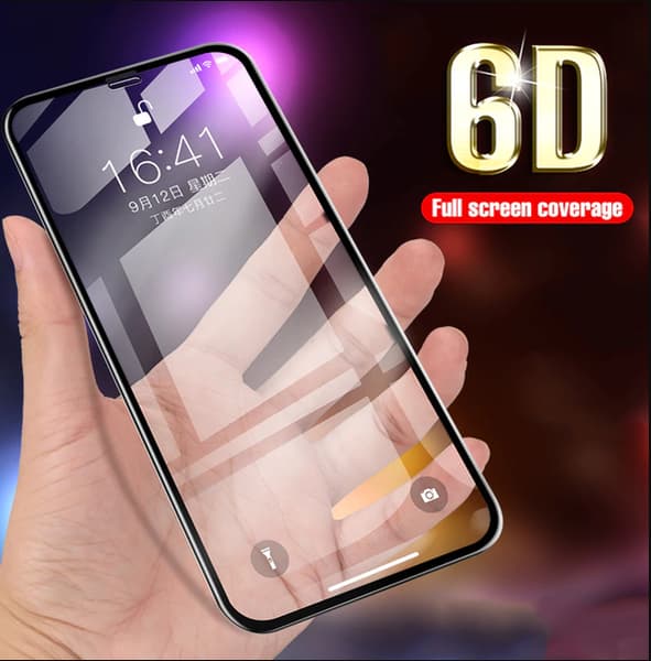 Uusi 6D Pölysuojattu Solid karkaistu lasi iPhone X / XS