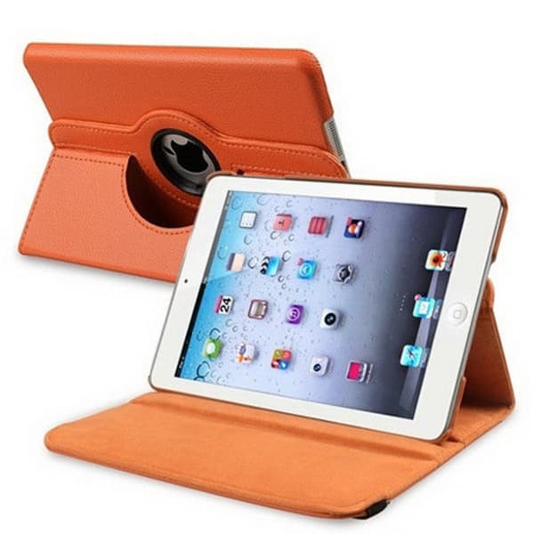 Fodral Ipad Mini / Mini Retina 2 & 3 (Roterande 360°) - Orange