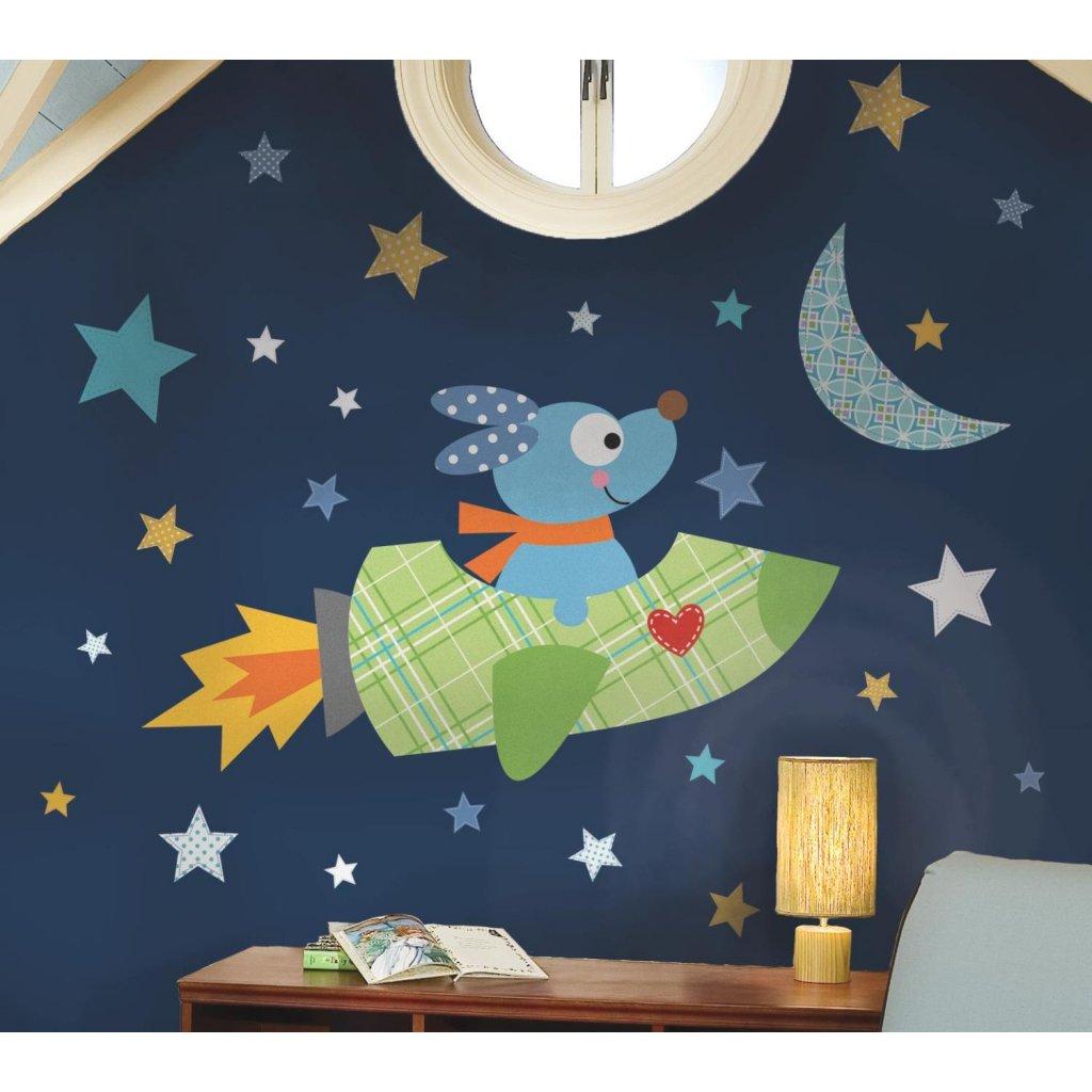Vægdekoration - Rocketdog - RoomMates - Wallstickers