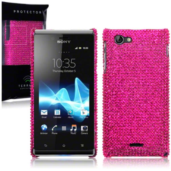 Back Cover Xperia J Diamond Pink