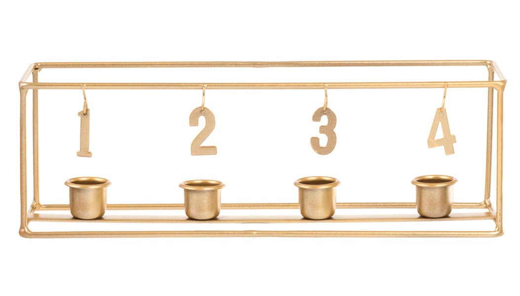 4Living Adventsljusstake för kronljus - Guld