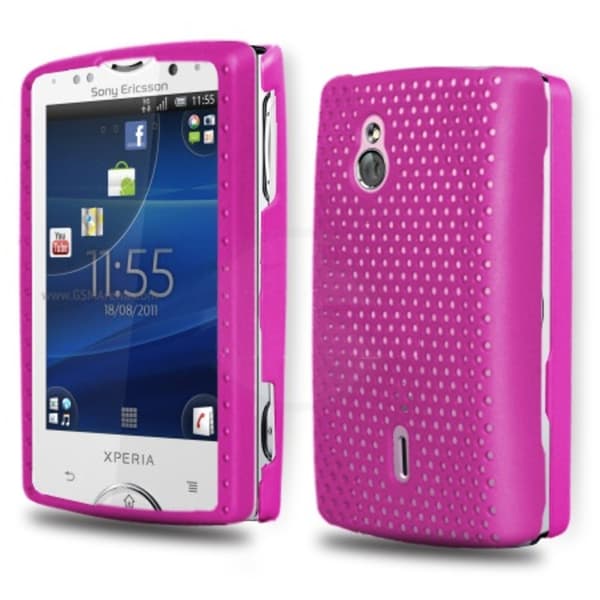 Hard Case Xperia Mini Pro Pink Dots
