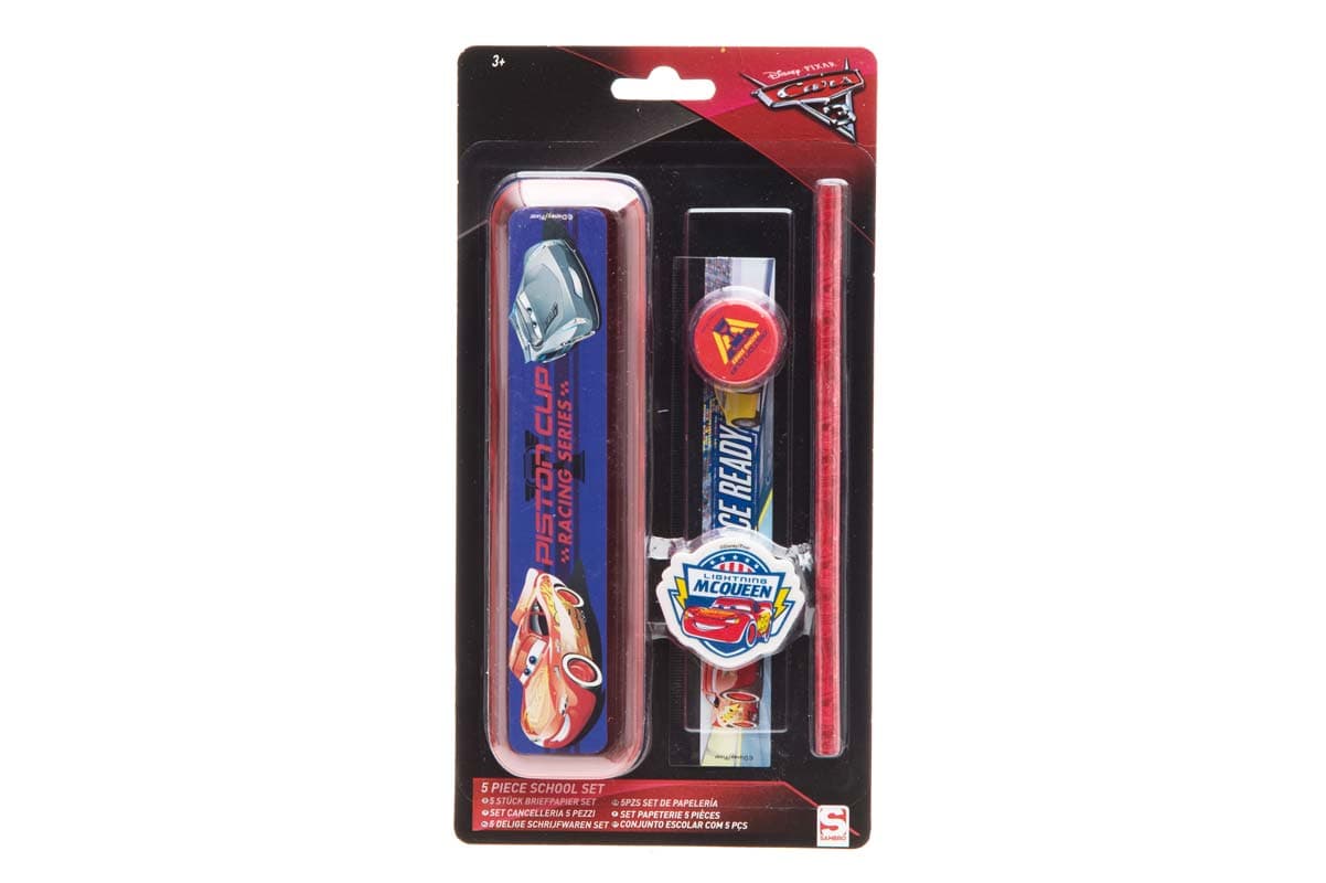 Disney Cars - Bilar Pennfodral, Pennset Skolset