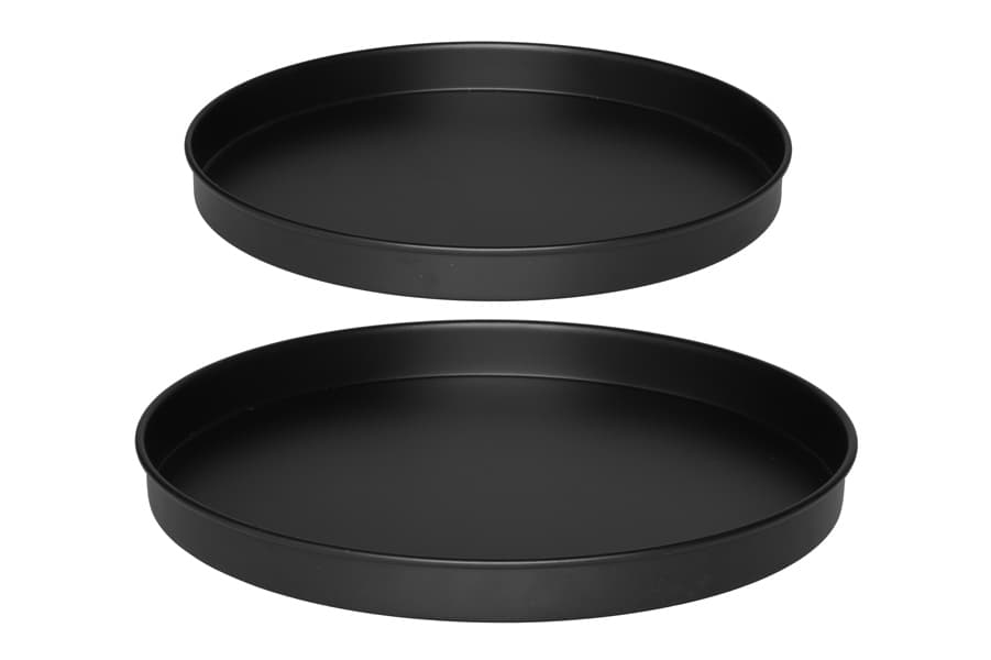 4Living Svarta Ljusfat 2-pack