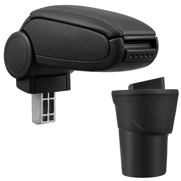 [pro.tec]® Armlæn til Nissan Micra K13 (2010-) - kunstlæder - sort