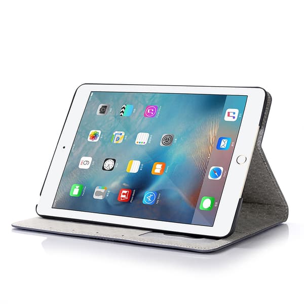 Plånboksfodral Apple iPad Mini 4 - Rutmönster Svart