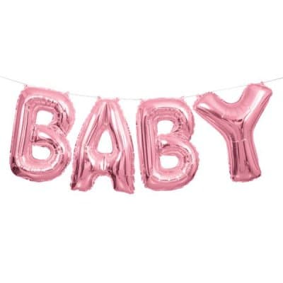 Ballonggirlang - Baby - Rosa
