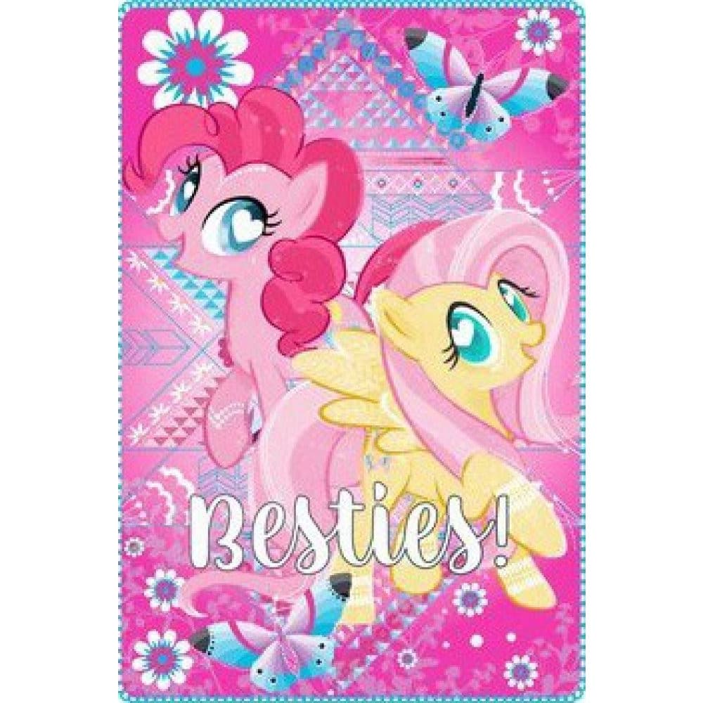 My Little Pony Fleecefilt Pläd 100x150 cm Rosa