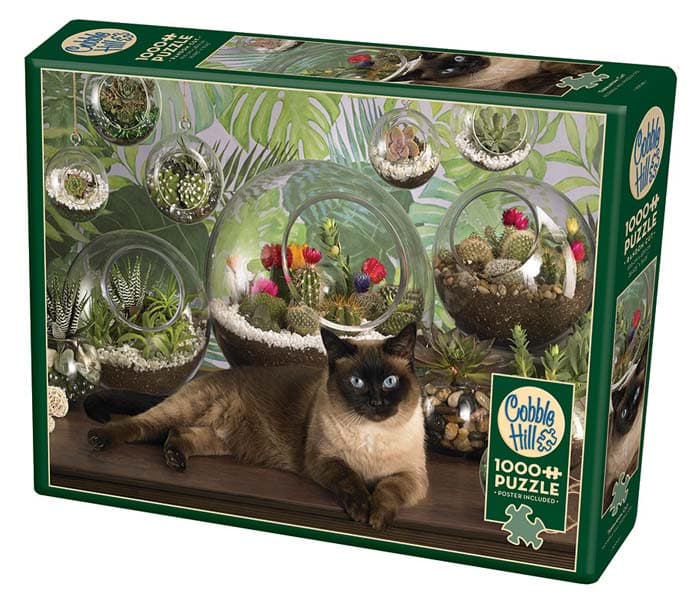 Cobble Hill Pussel - Katt bland Kaktusar 1000 bitar