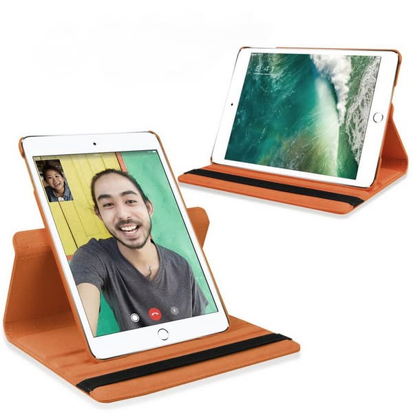 Fodral iPad 9,7" (2017/2018) Roterande 360° - Orange