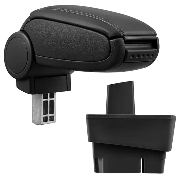 [pro.tec]® Armstöd till Ford Focus I med integrerat fack - konstläder - svart